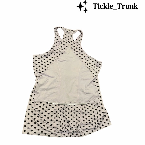 Lululemon 12 Polka Dot Lilac Tank Top - Picture 2 of 12